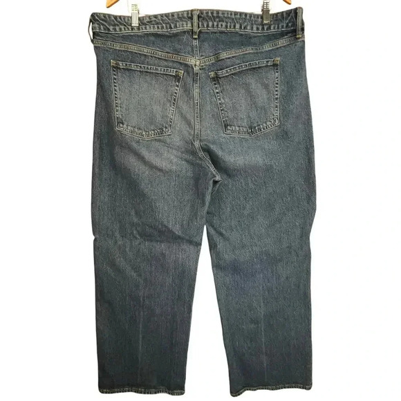 Old Navy Women’s Extra High Rise Sky High Wide Leg Baggy Casual Jeans 20 - Picture 2 of 5